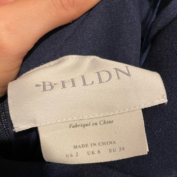 BHLDN Lennox Halter Open-Back Crepe Gown - Picture 4 of 7